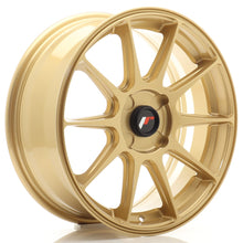 Carica l&#39;immagine nel visualizzatore di Gallery, Cerchio in Lega JAPAN RACING JR11 17x7 ET20-38 4H con foratura su misura Gold