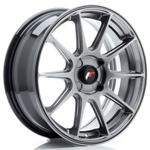Load image into Gallery viewer, Cerchio in Lega JAPAN RACING JR11 17x7 ET20-38 4H con foratura su misura Hyper Black