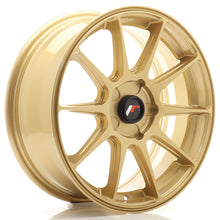 Load image into Gallery viewer, Cerchio in Lega JAPAN RACING JR11 17x7 ET20-38 5H con foratura su misura Gold