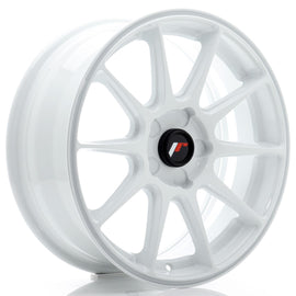 Cerchio in Lega JAPAN RACING JR11 17x7 ET20-38 5H con foratura su misura White