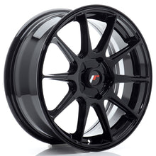Load image into Gallery viewer, Cerchio in Lega JAPAN RACING JR11 17x7 ET20-38 con foratura su misura Gloss Black