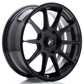 Cerchio in Lega JAPAN RACING JR11 17x7 ET20-38 con foratura su misura Gloss Black
