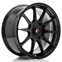 Load image into Gallery viewer, Cerchio in Lega JAPAN RACING JR11 17x8 ET20-35 5H con foratura su misura Gloss Black