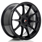 Cerchio in Lega JAPAN RACING JR11 17x8 ET20-35 5H con foratura su misura Gloss Black