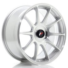 Load image into Gallery viewer, Cerchio in Lega JAPAN RACING JR11 17x8 ET20-35 con foratura su misura Silver Machined