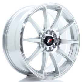 Cerchio in Lega JAPAN RACING JR11 18x7,5 ET35 5x100/120 Silver Machined Face