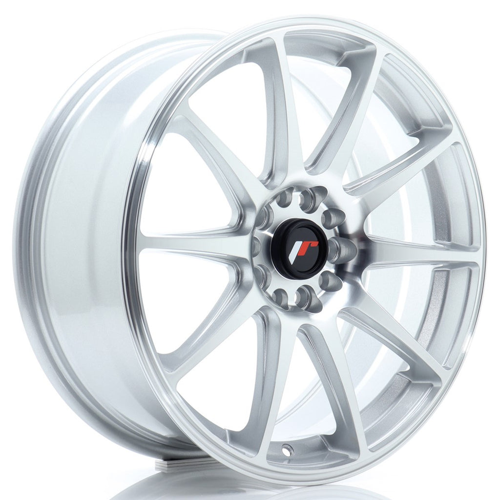 Cerchio in Lega JAPAN RACING JR11 18x7.5 ET35 5x100/120 Silver Machined Face