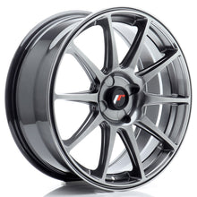 Load image into Gallery viewer, Cerchio in Lega JAPAN RACING JR11 18x7,5 ET20-40 4H con foratura su misura Hyper Black
