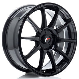 Cerchio in Lega JAPAN RACING JR11 18x7.5 ET20-40 4H con foratura su misura Gloss Black