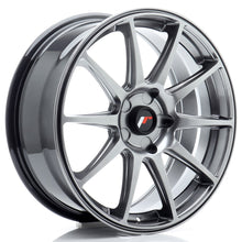 Carica l&#39;immagine nel visualizzatore di Gallery, Cerchio in Lega JAPAN RACING JR11 18x7.5 ET20-40 5H con foratura su misura Hyper Black