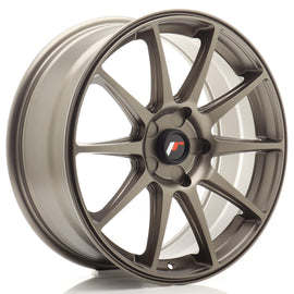 Cerchio in Lega JAPAN RACING JR11 18x7,5 ET20-40 5H con foratura su misura Matt Bronze