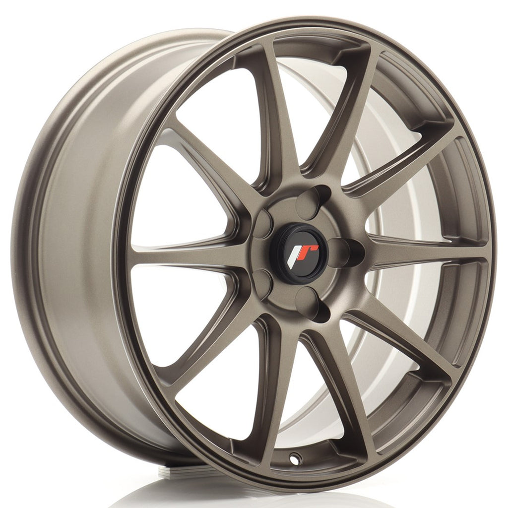 Cerchio in Lega JAPAN RACING JR11 18x7.5 ET20-40 5H con foratura su misura Matt Bronze
