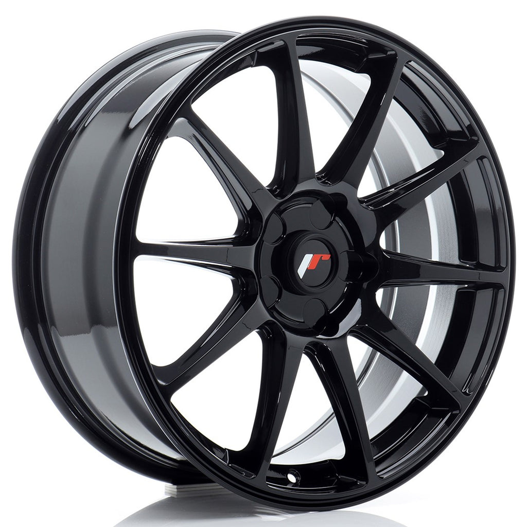 Cerchio in Lega JAPAN RACING JR11 18x7,5 ET40 5x114,3 Gloss Black