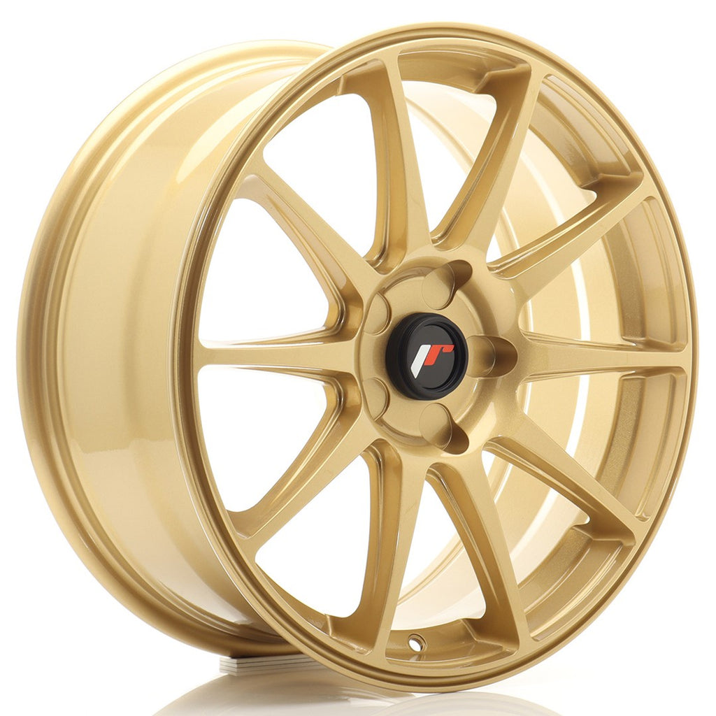 Cerchio in Lega JAPAN RACING JR11 18x7.5 ET20-40 5H con foratura su misura Gold