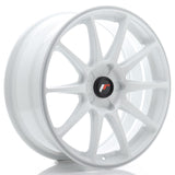 Cerchio in Lega JAPAN RACING JR11 18x7.5 ET20-40 5H con foratura su misura White