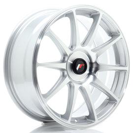 Cerchio in Lega JAPAN RACING JR11 18x7,5 ET40 5x114,3 Silver Machined