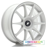 Cerchio in Lega JAPAN RACING JR11 18x7.5 ET20-40 con foratura su misura Custom Finish