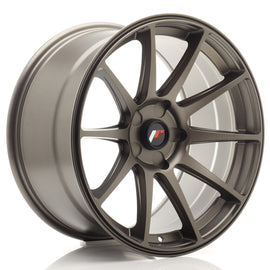 Cerchio in Lega JAPAN RACING JR11 18x9.5 ET20-30 5H con foratura su misura Matt Bronze