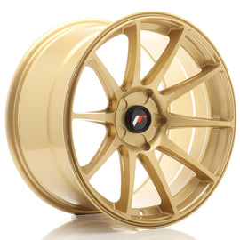 Cerchio in Lega JAPAN RACING JR11 18x9,5 ET20-30 5H con foratura su misura Gold