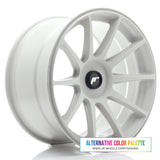 Cerchio in Lega JAPAN RACING JR11 18x9.5 ET20-30 con foratura su misura Custom Finish