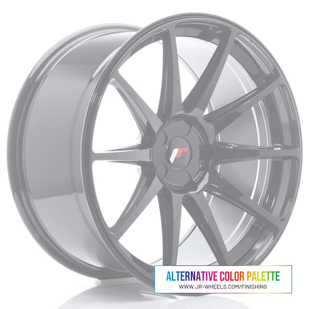 Cerchio in Lega JAPAN RACING JR11 20x10 ET20-40 5H con foratura su misura Custom Finish