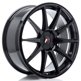 Cerchio in Lega JAPAN RACING JR11 20x8,5 ET20-35 5H con foratura su misura Gloss Black
