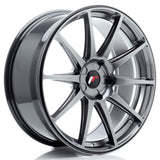 Cerchio in Lega JAPAN RACING JR11 20x8.5 ET20-35 5H con foratura su misura Hyper Black