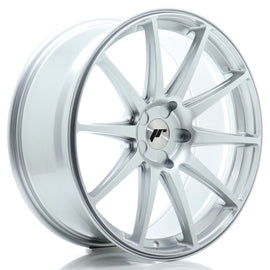 Cerchio in Lega JAPAN RACING JR11 20x8.5 ET20-35 5H con foratura su misura Hyper Silver