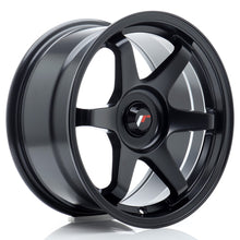 Load image into Gallery viewer, Cerchio in Lega JAPAN RACING JR3 16x8 ET25 con foratura su misura Matt Black