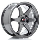 Cerchio in Lega JAPAN RACING JR3 17x8 ET20-35 5H con foratura su misura Gun Metal