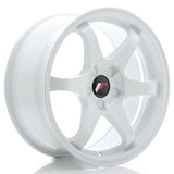 Cerchio in Lega JAPAN RACING JR3 17x8 ET20-35 5H con foratura su misura White