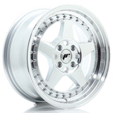 Cerchio in Lega JAPAN RACING JR6 16x7 ET35 4x100 Silver Machined Face