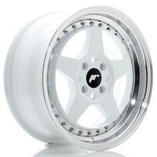 Load image into Gallery viewer, Cerchio in Lega JAPAN RACING JR6 16x7 ET35 4x100 White w/ Machined Lip
