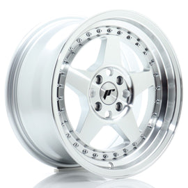 Cerchio in Lega JAPAN RACING JR6 16x8 ET30 4x100 Silver Machined Face