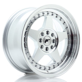Cerchio in Lega JAPAN RACING JR6 16x8 ET25 4x100/108 Silver Machined Face