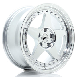 Cerchio in Lega JAPAN RACING JR6 17x8 ET35 5x112 Silver Machined Face