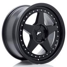 Load image into Gallery viewer, Cerchio in Lega JAPAN RACING JR6 17x8 ET20-35 5H con foratura su misura Matt Black