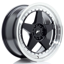 Load image into Gallery viewer, Cerchio in Lega JAPAN RACING JR6 18x8,5 ET22 5x114,3/120 Gloss Black w/ Machined Lip