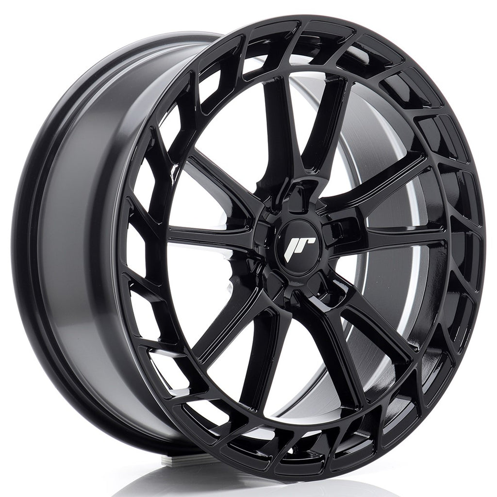 Cerchio in Lega JAPAN RACING JR45 20x8,5 ET25-45 5H con foratura su misura Gloss Black