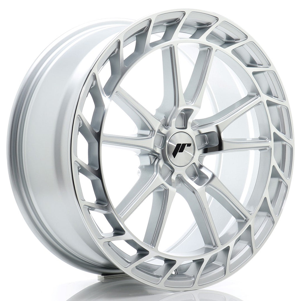 Cerchio in Lega JAPAN RACING JR45 20x8,5 ET25-45 5H con foratura su misura Silver Machined Face