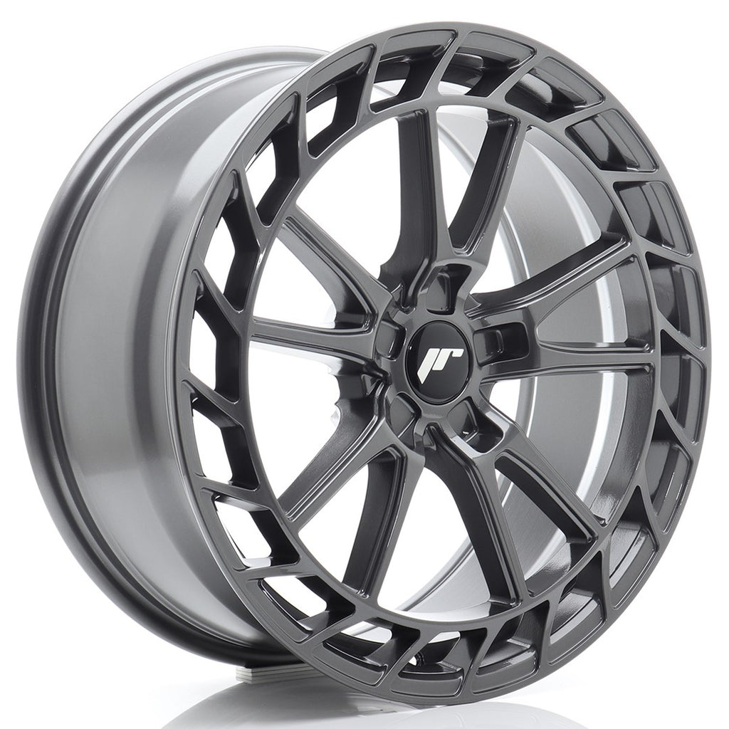 Cerchio in Lega JAPAN RACING JR45 20x8,5 ET25-45 5H con foratura su misura Hyper Gray
