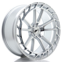 Load image into Gallery viewer, Cerchio in Lega JAPAN RACING JR45 21x9,5 ET15-35 5H con foratura su misura Silver Machined Face