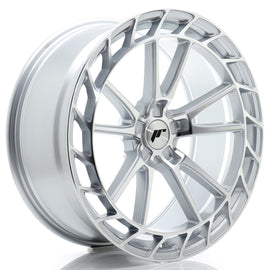 Cerchio in Lega JAPAN RACING JR45 21x9,5 ET15-35 5H con foratura su misura Silver Machined Face