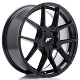 Cerchio in Lega JAPAN RACING JR30 17x7 ET20-40 4H con foratura su misura Gloss Black