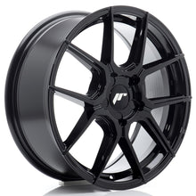 Load image into Gallery viewer, Cerchio in Lega JAPAN RACING JR30 17x7 ET20-40 5H con foratura su misura Gloss Black