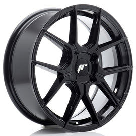Cerchio in Lega JAPAN RACING JR30 17x7 ET20-40 con foratura su misura Gloss Black