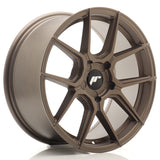 Cerchio in Lega JAPAN RACING JR30 17x8 ET20-40 5H con foratura su misura Matt Bronze