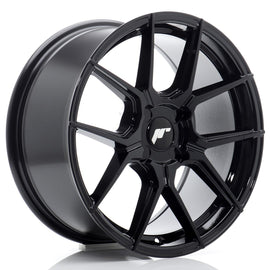 Cerchio in Lega JAPAN RACING JR30 17x8 ET20-40 con foratura su misura Gloss Black