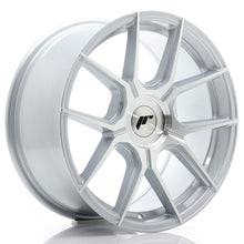 Carica l&#39;immagine nel visualizzatore di Gallery, Cerchio in Lega JAPAN RACING JR30 17x8 ET20-40 con foratura su misura Silver Machined Face