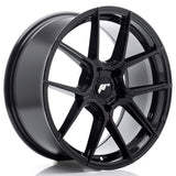 Cerchio in Lega JAPAN RACING JR30 18x8 ET20-40 5H con foratura su misura Gloss Black